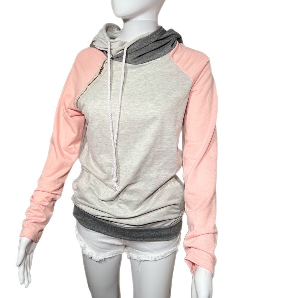 Lightweight Colorblock Hoodie NWOT 